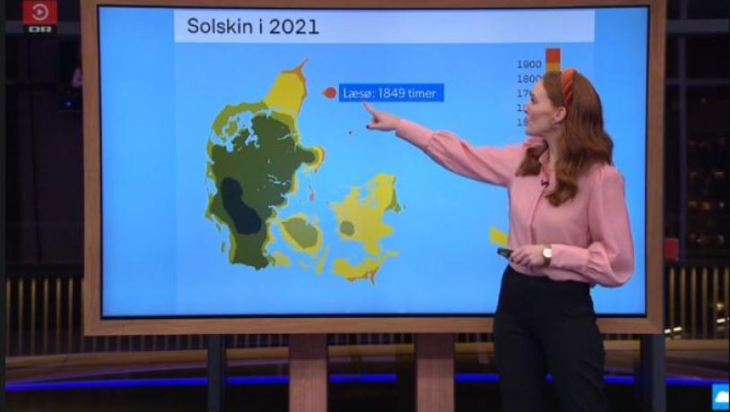 DR1 Læsø flest solskinstimer