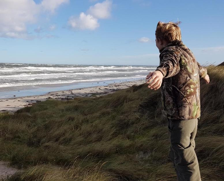 Strand efterår